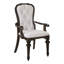 Chaise avec accoudoirs rembourrée Dillmon