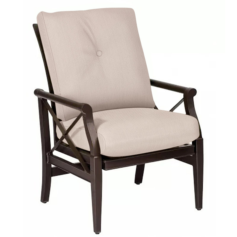 Chaise de patio avec coussin Andover, Sésame
