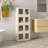 Stackable Collapsible Plastic Storage Bins with Lids,304 QT Closet Organizers with Doors, 25''L x 15.5''W x 56''H-102710055