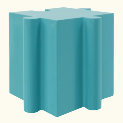 Puzzle Art Side Table, Modular Convex Edge MGO Table - Buy Singles Or Combine For Custom Layouts,  Indoor & Outdoor