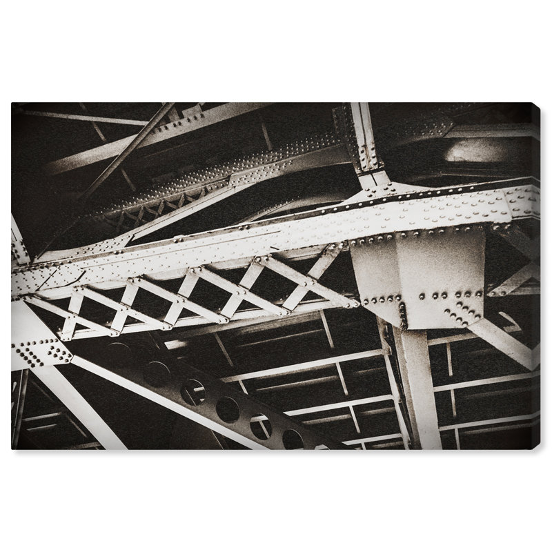 «Industrial I», reproduction de photo sur toile, Toile tendue, H 24 po x l 16 po x P 1,5 po