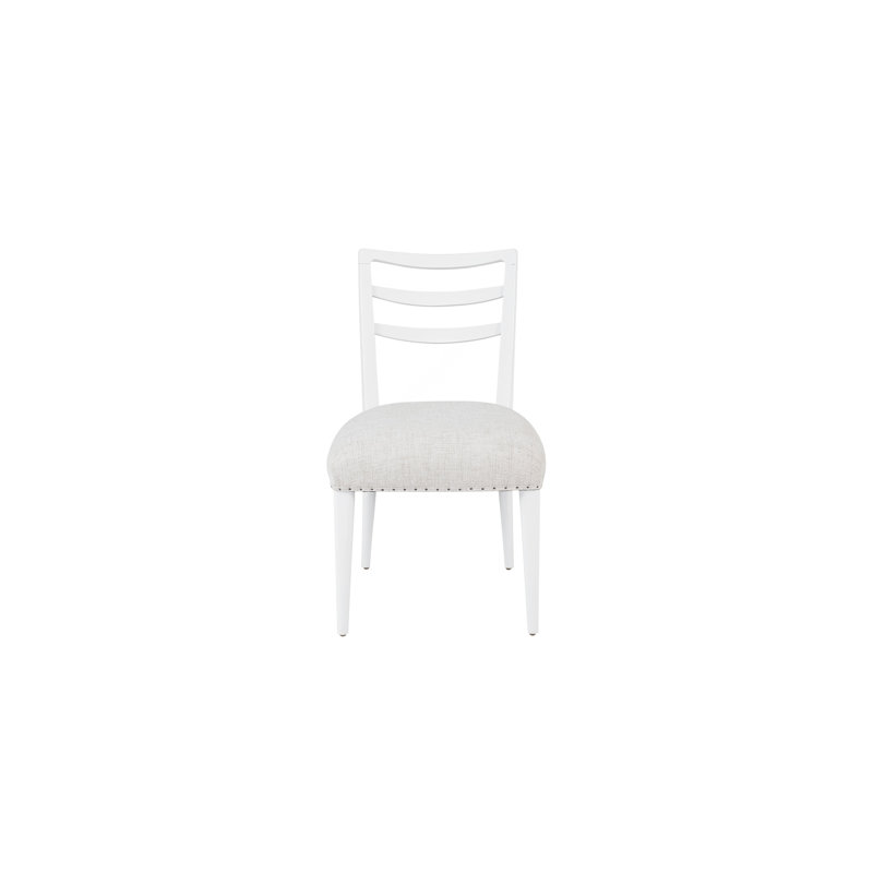 Ensemble de 2 chaises de salle à manger Ladderback, Blanc