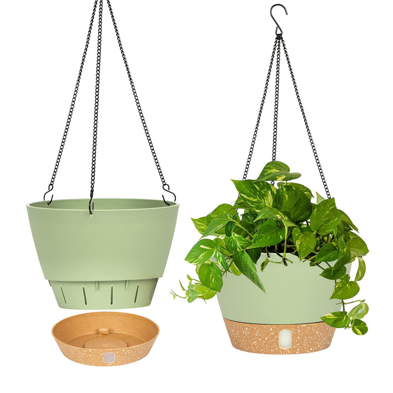 Jardinière suspendue, Vert