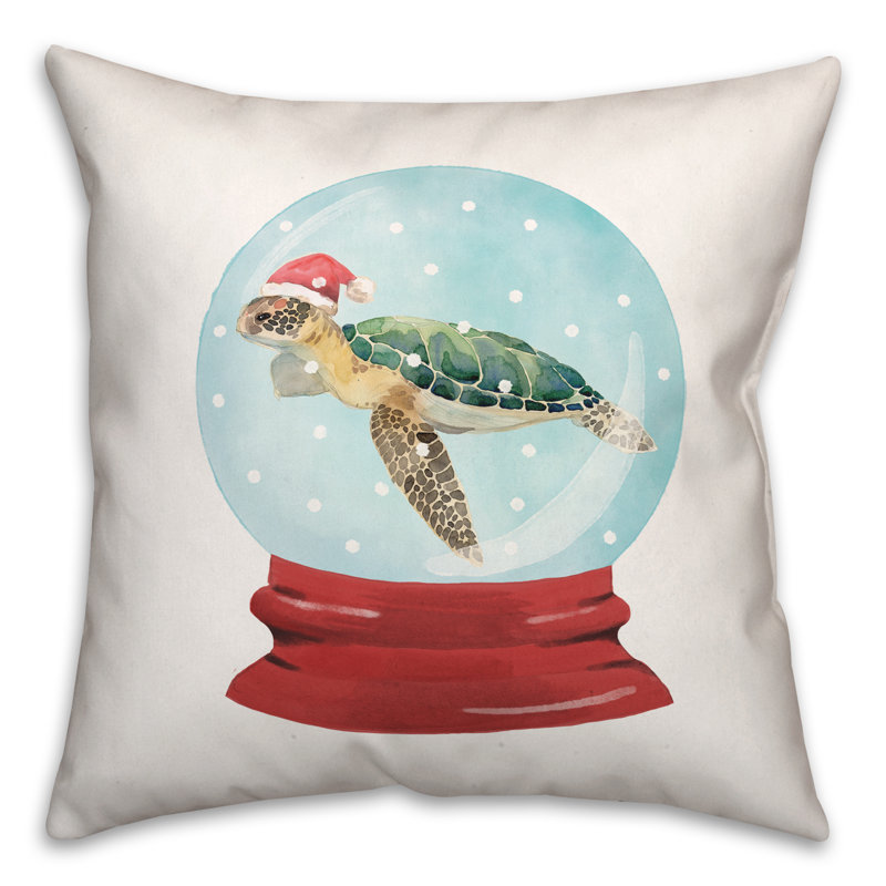  Coussin Sea Turtle Snow Globe