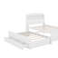 Lit plateforme simple avec lit gigogne et tiroirs-1838900308