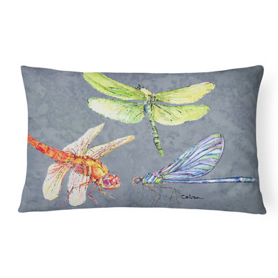 Coussin décoratif intérieur/extérieur libellule times three