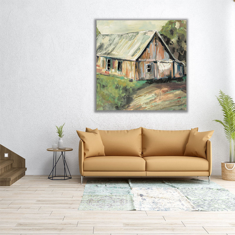 «Going to the Country I Earth», reproduction d'art sur toile, H 12 po x l 12 po