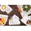Serviettes de table blanches en coton 20 po x 20 po - Lavable avec deux bords ajourés