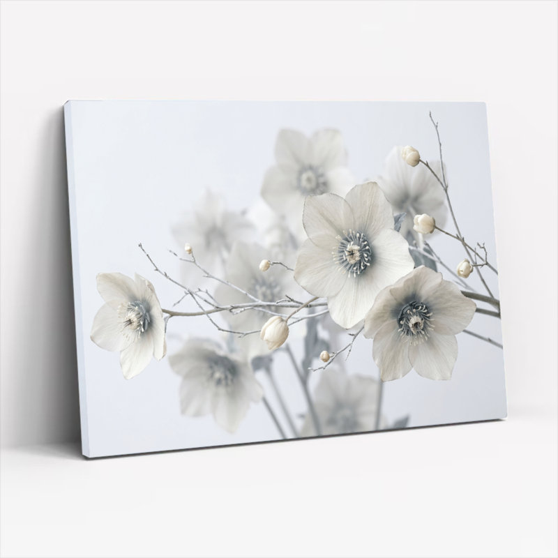 «Gallery Wrap», art mural sur toile pour le salon, la chambre à coucher, le bureau ou le vestibule - décoration murale décorative avec art floral