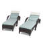 Barcelo Reclining Chaise Lounge with Cushion-650311142
