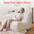 Classic Bean Bag Chairs For Adults, Faux Fur Bean Bag Compressed Chairs Filled Memory Foam,Plush Lazy Sofa For Living Room,Bedroom,Dorm,Office-114674925
