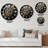 Luxury Watch Diamond Dusk V Metal Wall Clock-93383559