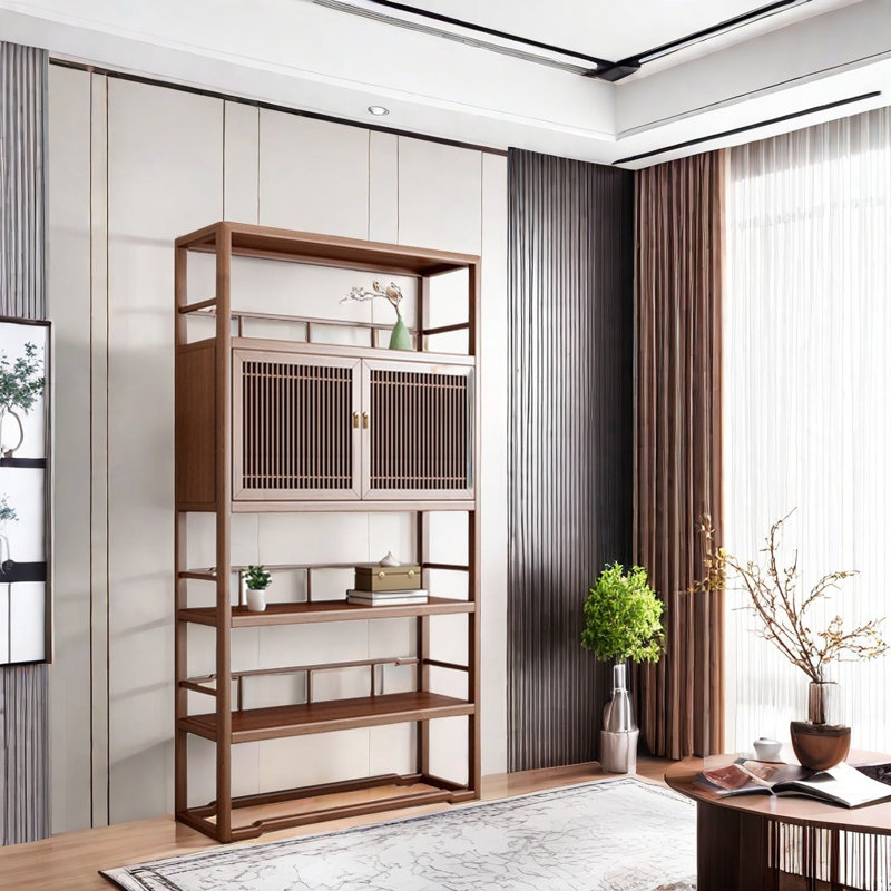 New Chinese Style Simple Practical Bookcase
