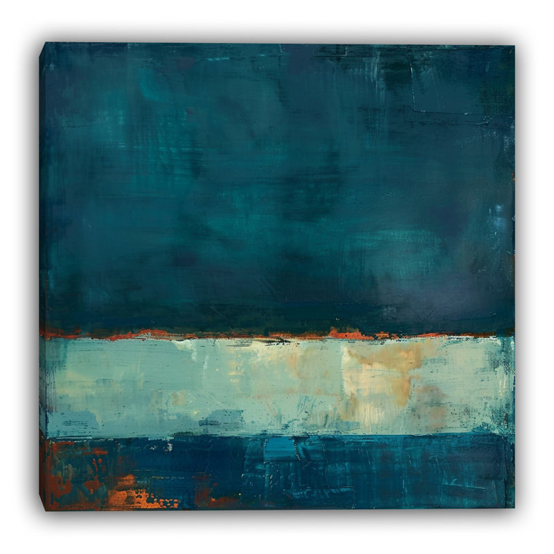 Deep Current Wrapped Canvas Wall Art, 20"W x 20"H x 1.5"D