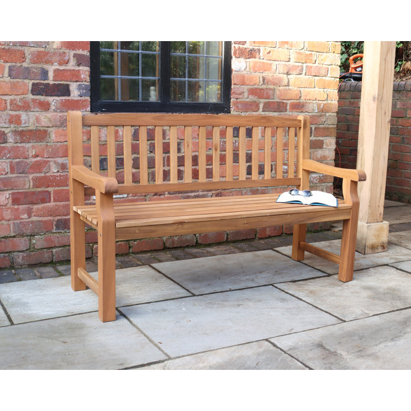 Turnbury Manufactured Wood Wood Outdoor Bench