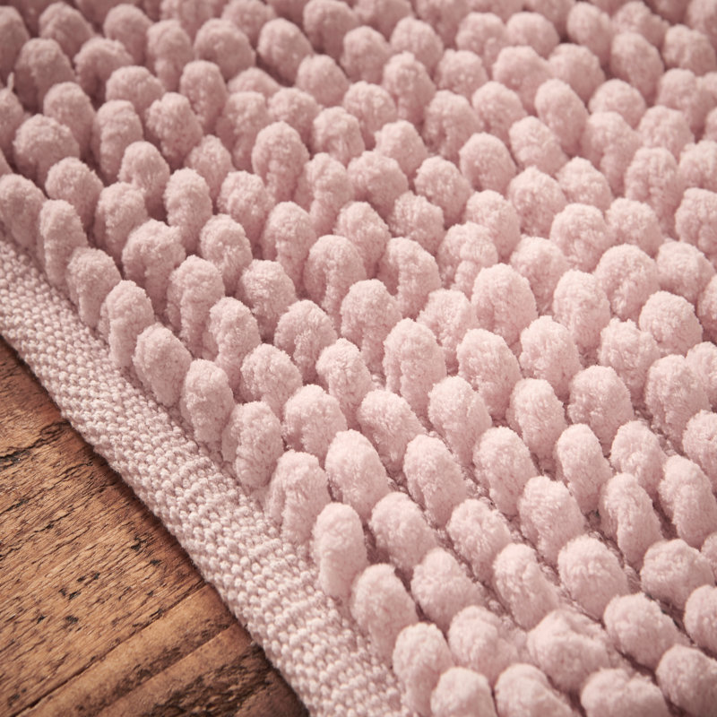 Aspen Bobble Bath Mat, Pink