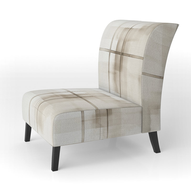 Fauteuil de chambre Abstract Minimalisme, Pantoufle sans accoudoirs