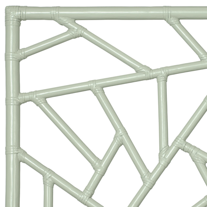 Tête de lit à structure ouverte Tiffany Collection, Vert céleri, Très grand