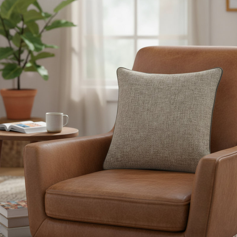 Coussin Explorer Havana - Pavé, H 20 po x l 20 po, Carrée