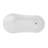 55" Streamline Clawfoot Soaking Acrylic Bathtub-62783353-76923871