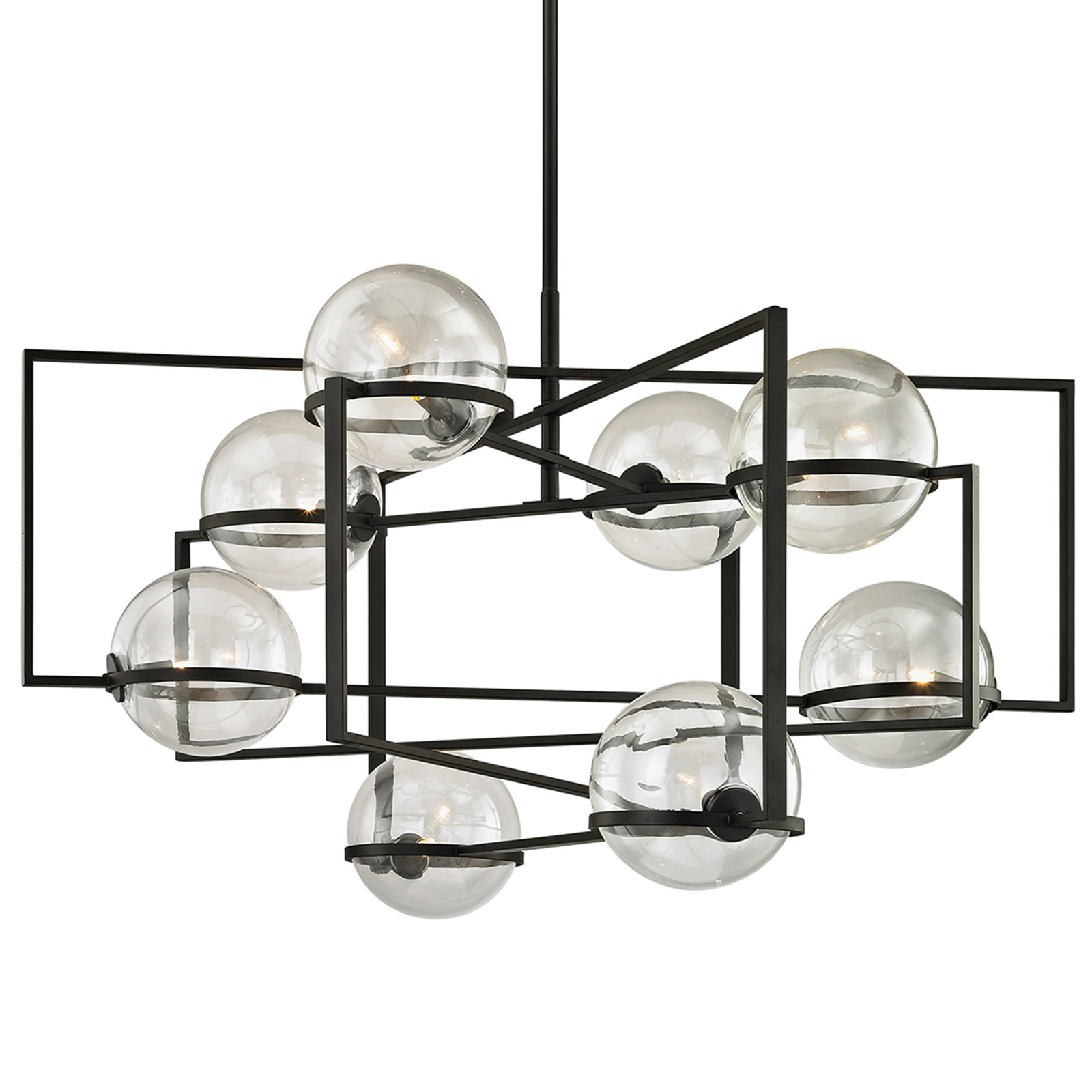 Savon 8 - Light Metal Geometric Chandelier