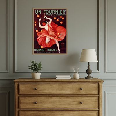 «Un Fournier, 1921» par Leonetto Cappiello, reproduction d'art sur toile encadrée