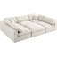 Modulaire réversible avec repose-pieds de 119 po de largeur Burrows-439726805