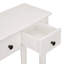 Table d'entrée avec 4 tiroirs, console rétro avec tablette ouverte pour les entrées, les salons et les couloirs-990558232