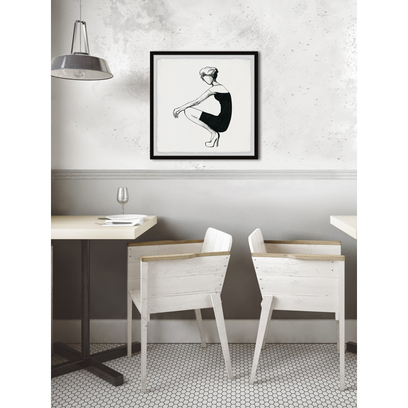 «Faceless» par Marmont Hill - peinture encadrée, H 18 po x l 18 po x P 1,5 po