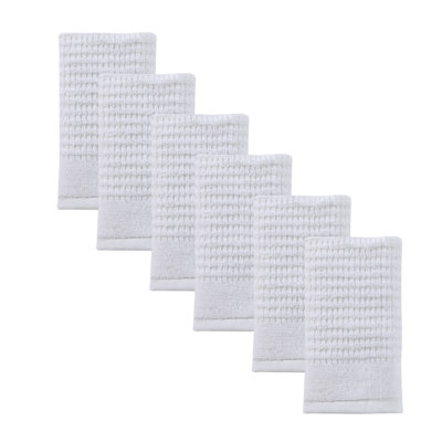 Earline 6-Piece Turkish Cotton Washcloth Set