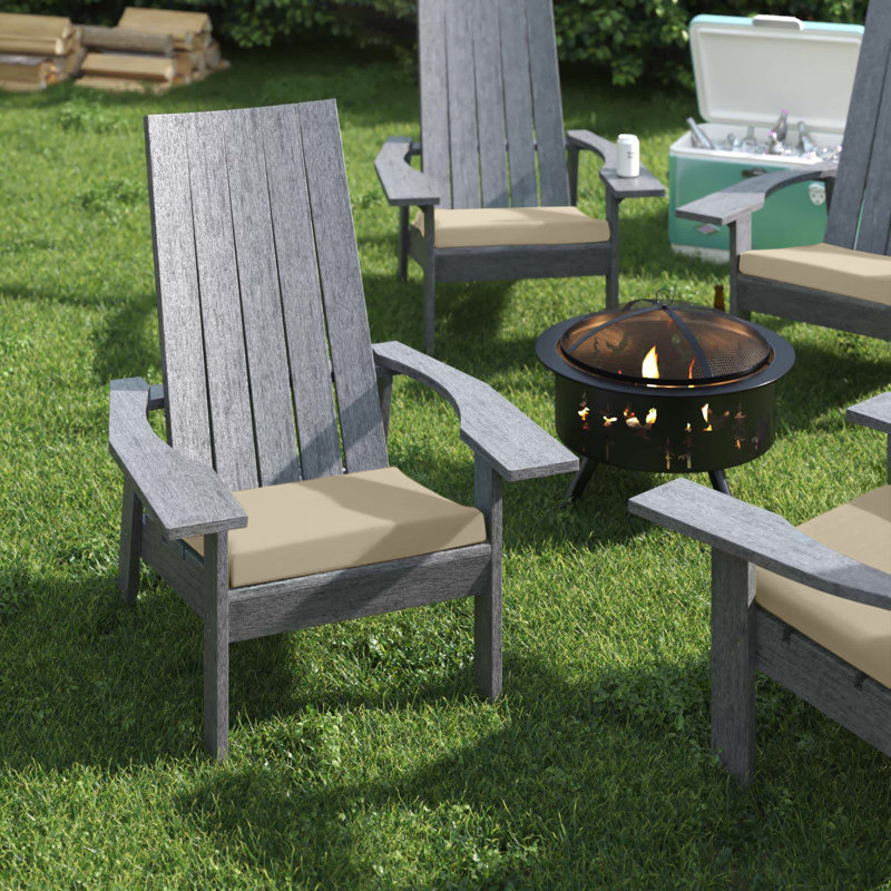 Outdoor 3'' Seat Cushion, Sandstone