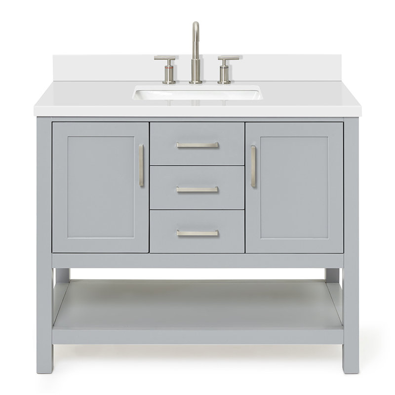 Bayhill 43'' W Single Vanity, Gray