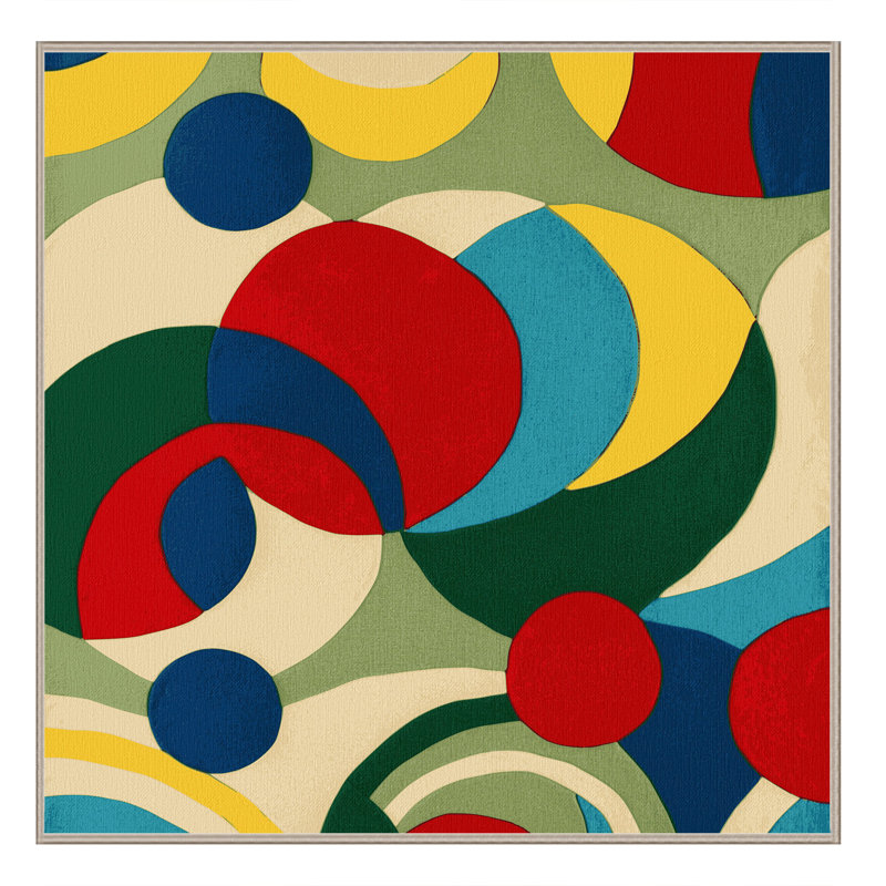 Vivid Wiggle Rug, Square 5'