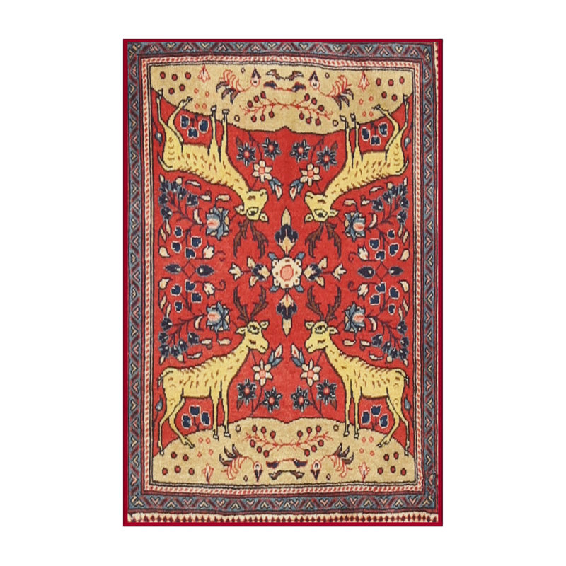 Oriental Indoor Rug, Rectangle 3' x 5'