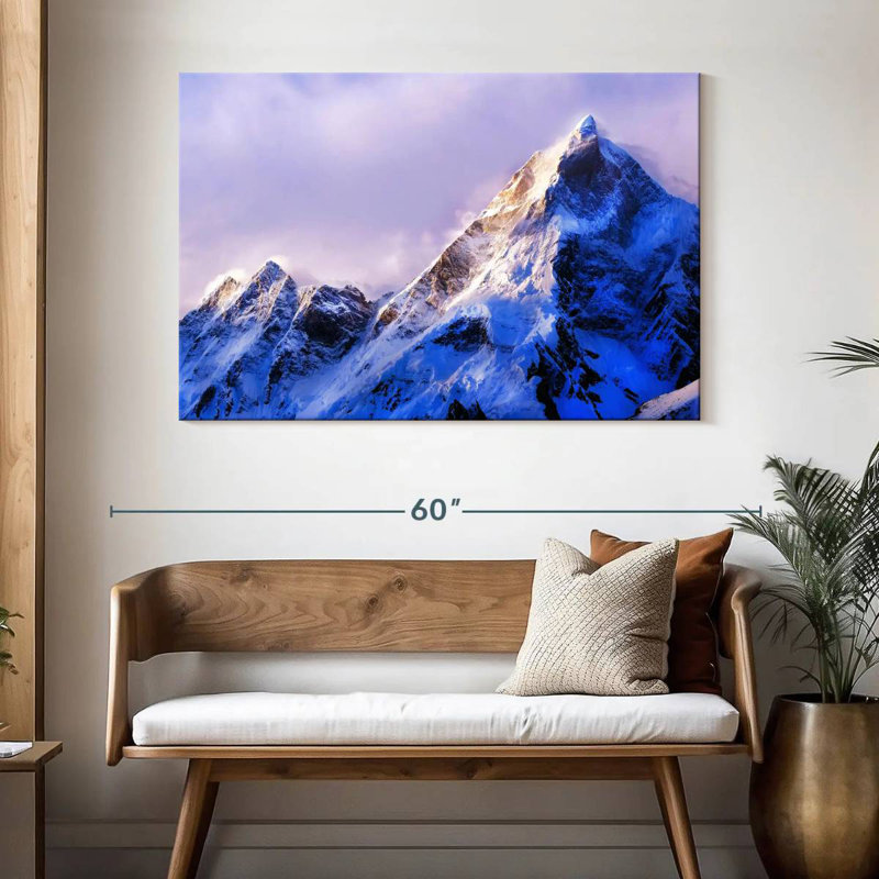 Sommet du Mont Everest à Alvord, H 32 po x l 48 po