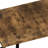 Retro Rectangular Stretch Dining Table With Black Fine Sand Iron Foot Base-1618548739-1618548738