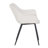 Haglund Leather Dining Chair with Powder-Coated Iron Legs Accent Side Chair Foam Padded Seat Versatile Kitchen Chair for Modern Home and Kitchen-123386567-123386568