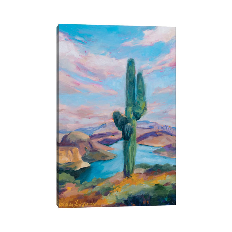 Lake View by Andrea Fairservice - Painting on Canvas, 66.04 cm H x 45.72 cm W x 3.175 cm D, Wrapped Canvas