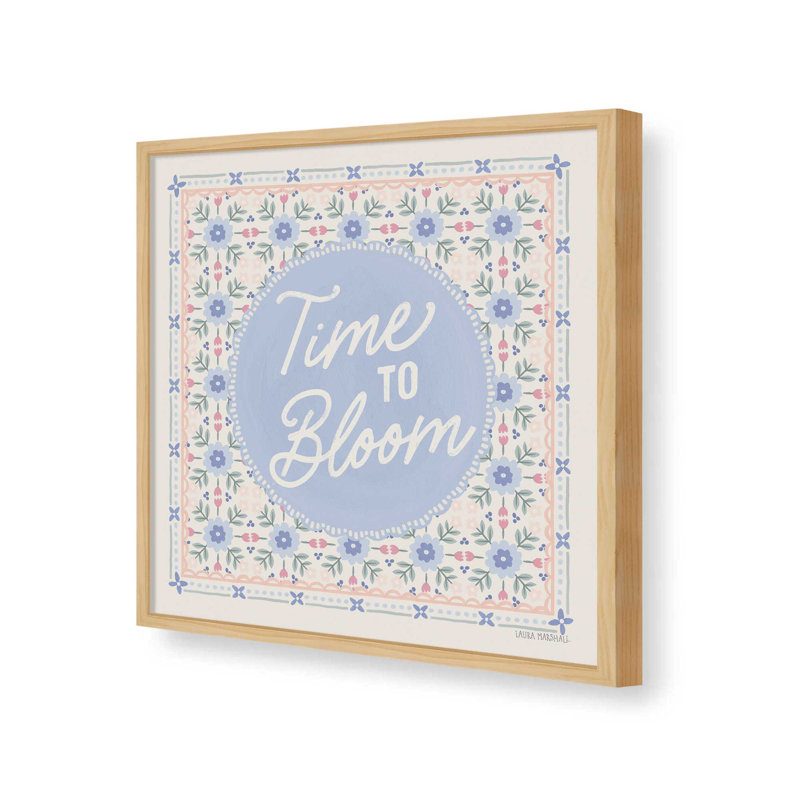 «Blooming Spring IV» par Laura Marshall, reproduction d'art, Érable, H 12 po x l 12 po
