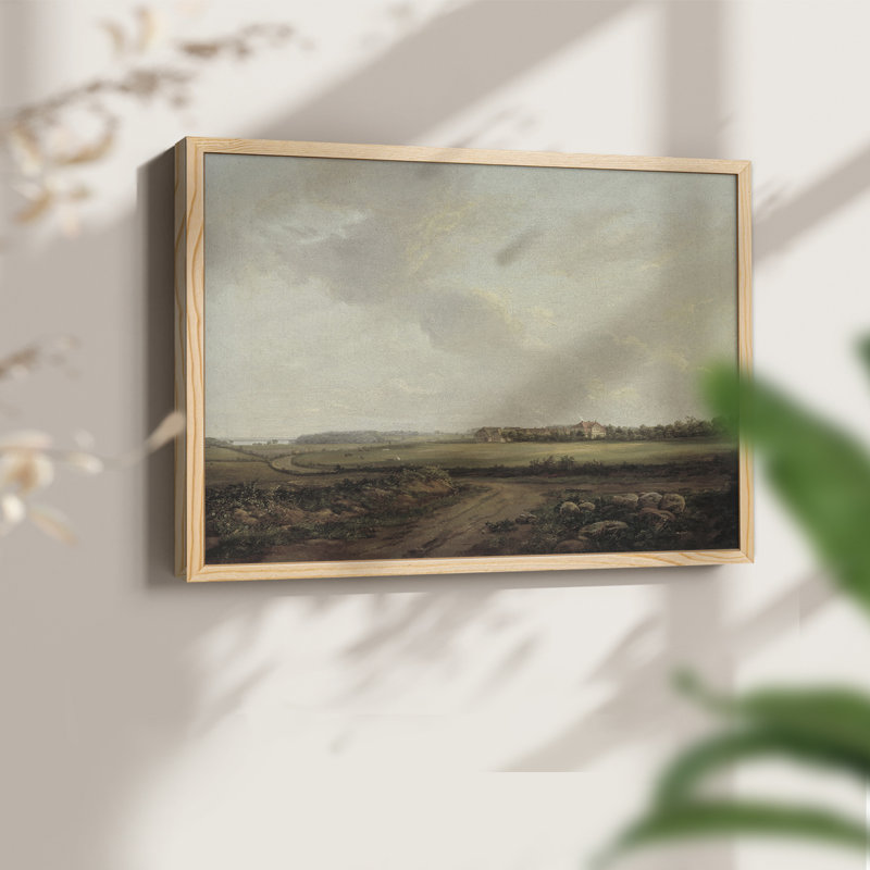 Paysages rétro-CDxxxxi - reproduction encadrée - réversible, H 16 po x l 20 po, Natural