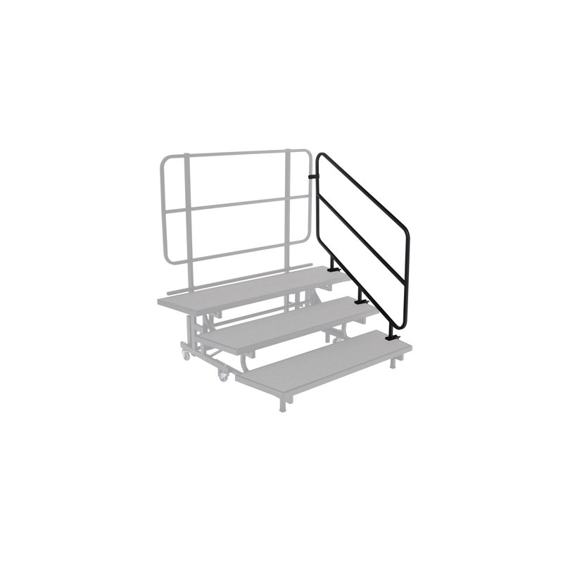 Rails latéraux mobiles 3 "x 4,33", 3 "E-Z, H 3 po x l 52 po x P 36 po