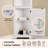 70.87 In. H  3 Layer Accent Corner Cabinet Storage 3 Layer With Led Light