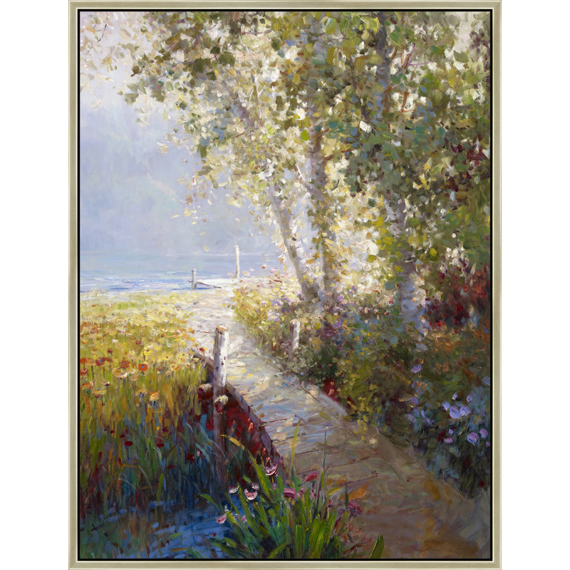 Harbor Breeze And Dappled Light Print, 42" H x 32" W, Brown