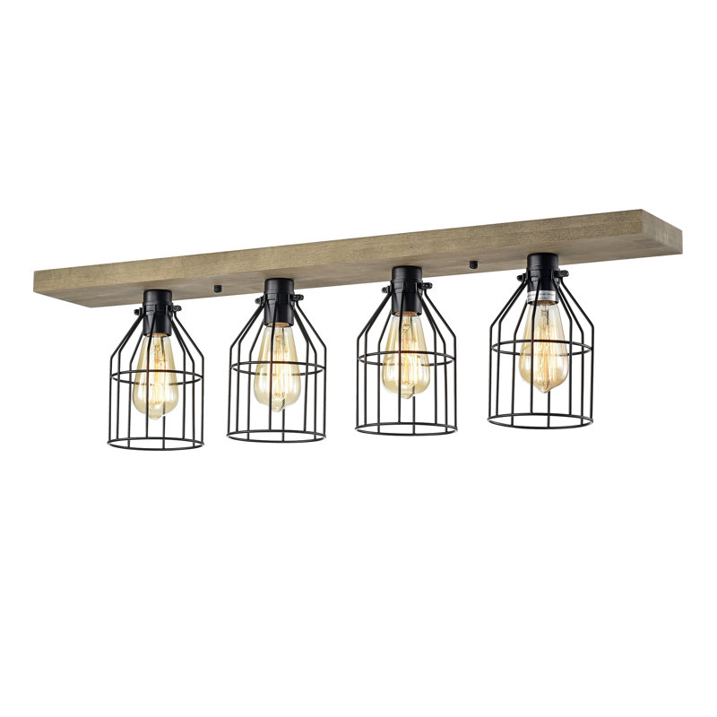 Plafonnier encastré 4 lumières 9 po Platten