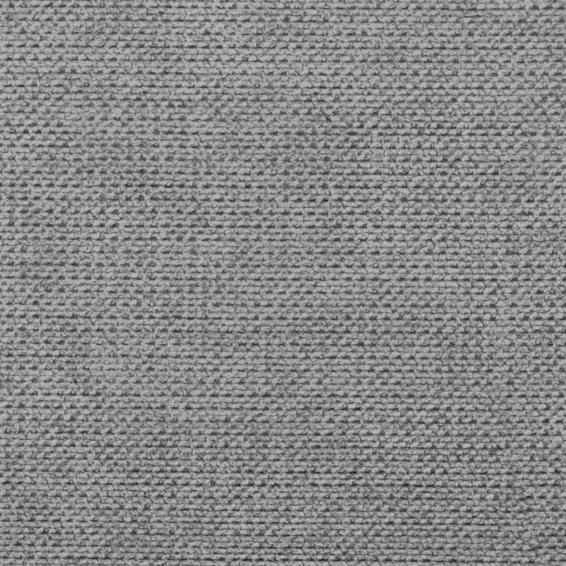 Scott 29"W Linen Fabric Contemporary Small Ottoman Bench with Raised Sides and Cushioned Seat, Pewter Gray