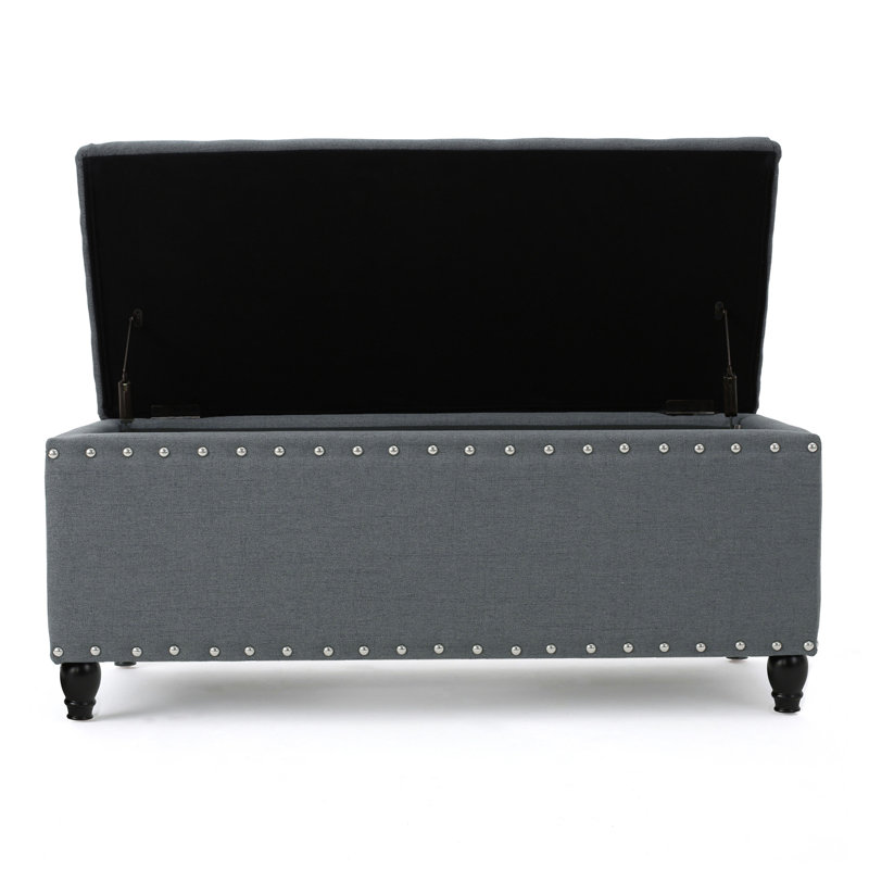 STORAGE OTTOMAN, Gris anthracite