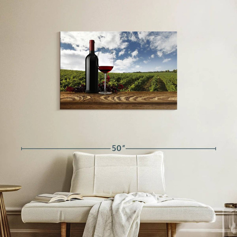 Yarlin Wine At The Vineyard, H 24 po x l 36 po