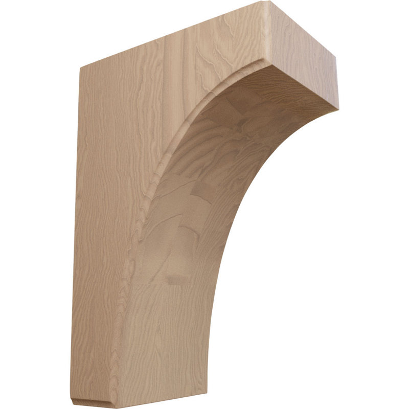 Support de 5 1/4 po x P 8 po x H 12 po Clarksville, acajou (paquet de 2), Acajou, L 5,25 po x P 8 po x H 12 po