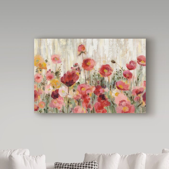 Winston Porter Sprinkled Flowers Crop On Canvas by Silvia Vassileva ...