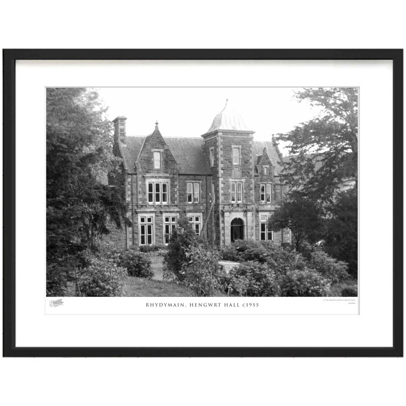 Rhydymain, Hengwrt Hall C1955 by Francis Frith - Single Picture Frame Print, 45cm H x 60cm W x 2.3cm D